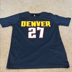 NBA Denver Murray Youth Jersey Navy Blue Yellow White #27